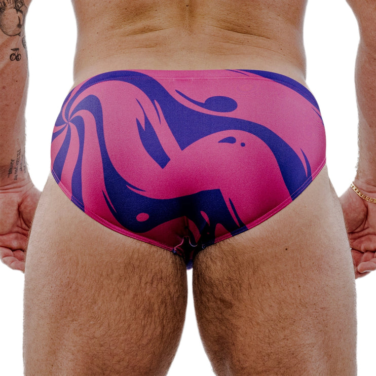 THK Twirl Swim Brief - Purple