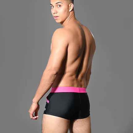 Andrew Christian 70132 Oasis swim boxer trunk black