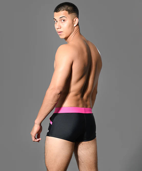 Andrew Christian 70132 Oasis swim boxer trunk black