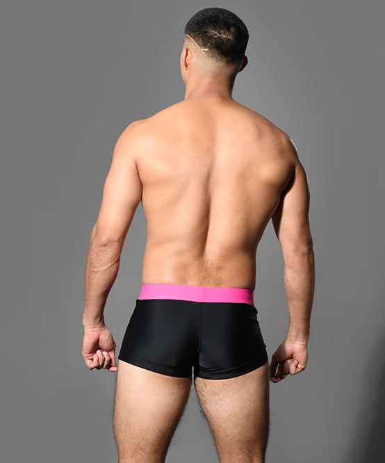 Andrew Christian 70132 Oasis swim boxer trunk black