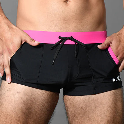 Andrew Christian 70132 Oasis swim boxer trunk black