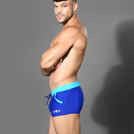 Andrew Christian 70132 Oasis swim boxer trunk blue