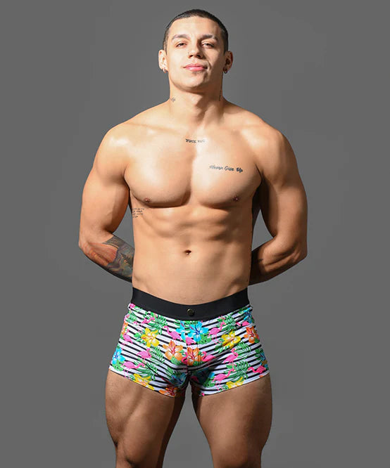 Andrew Christian 70155 Island Tropic Ring swim boxer trunk