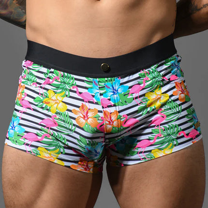 Andrew Christian 70155 Island Tropic Ring swim boxer trunk