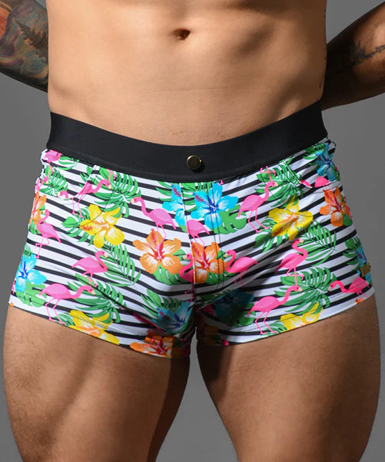 Andrew Christian 70155 Island Tropic Ring swim boxer trunk