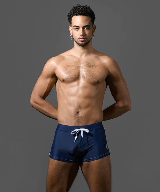 Andrew Christian 70159 Retro swim boxer trunk navy