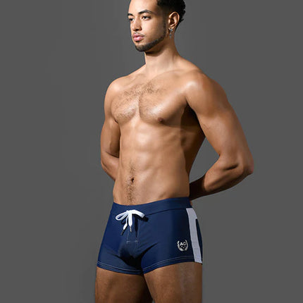 Andrew Christian 70159 Retro swim boxer trunk navy