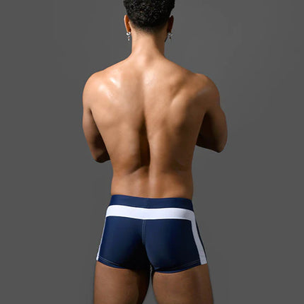 Andrew Christian 70159 Retro swim boxer trunk navy