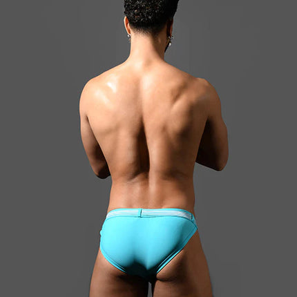 Andrew Christian 70182 Belt swim bikini brief aqua
