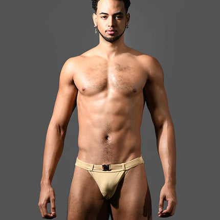 Andrew Christian 70182 Belt swim bikini brief sand