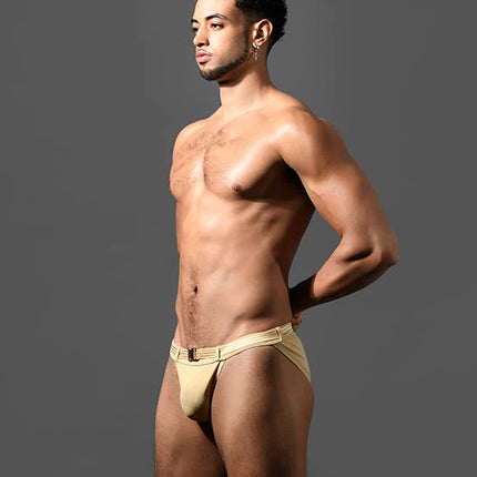 Andrew Christian 70182 Belt swim bikini brief sand
