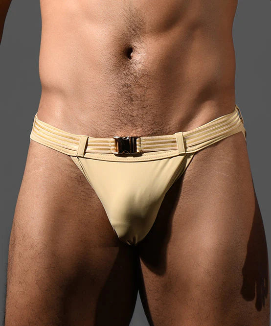 Andrew Christian 70182 Belt swim bikini brief sand