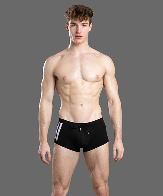Andrew Christian 70186 Active swim boxer trunk black