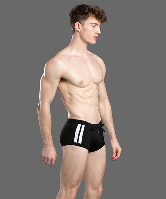 Andrew Christian 70186 Active swim boxer trunk black