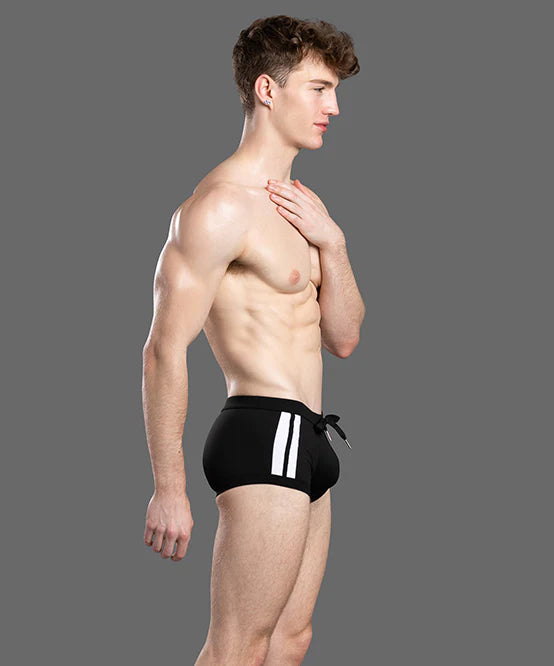 Andrew Christian 70186 Active swim boxer trunk black