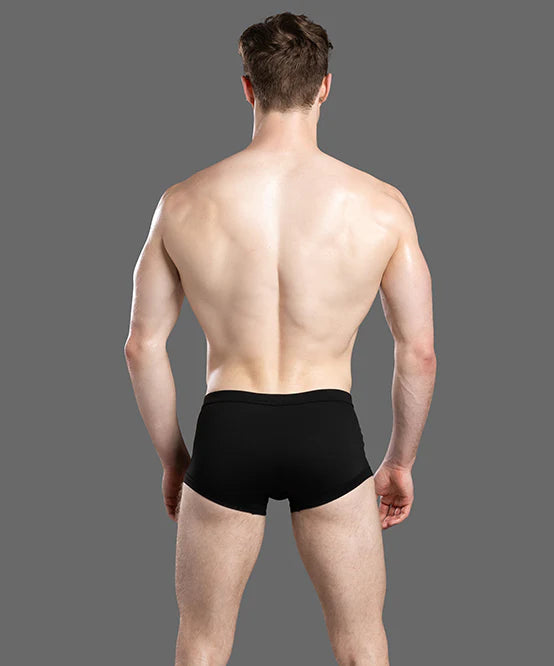 Andrew Christian 70186 Active swim boxer trunk black