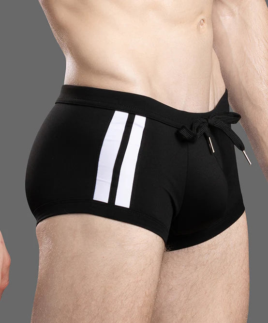 Andrew Christian 70186 Active swim boxer trunk black