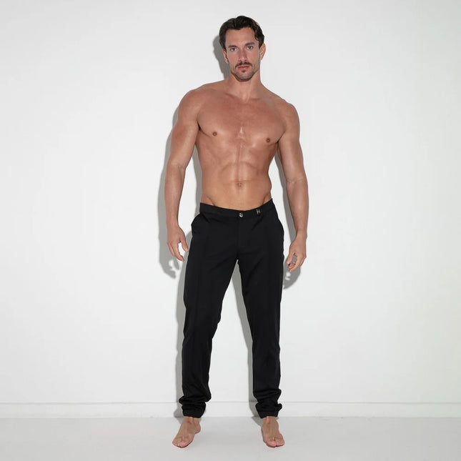 Code 22 Sleek Cuffed Stretch Pants 9748 - Black