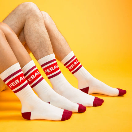 Gumball Poodle Feral Gym Crew Socks
