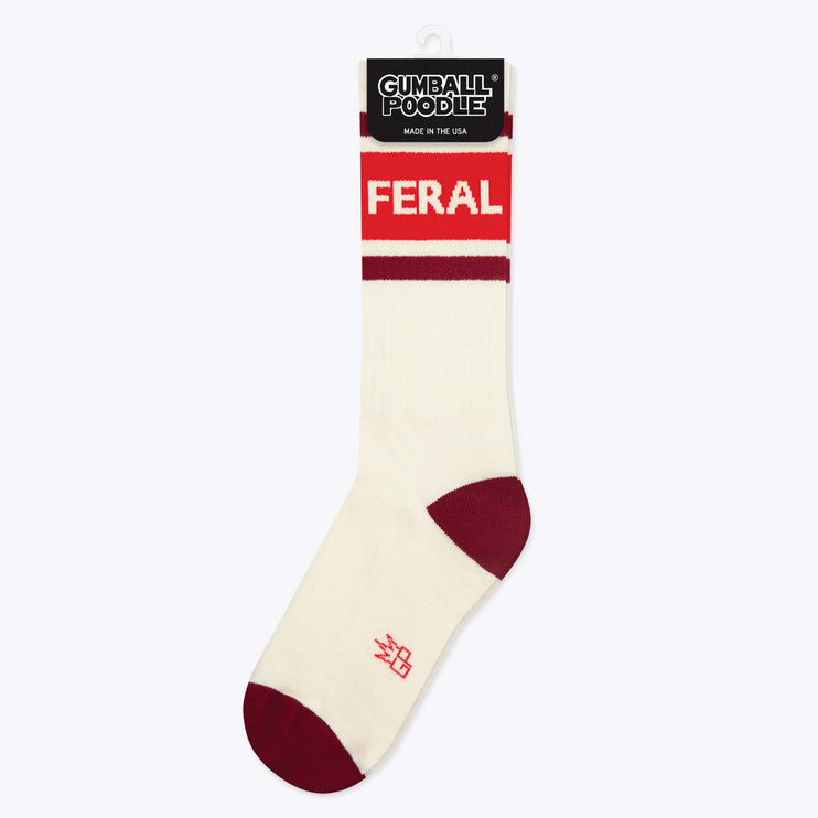 Gumball Poodle Feral Gym Crew Socks