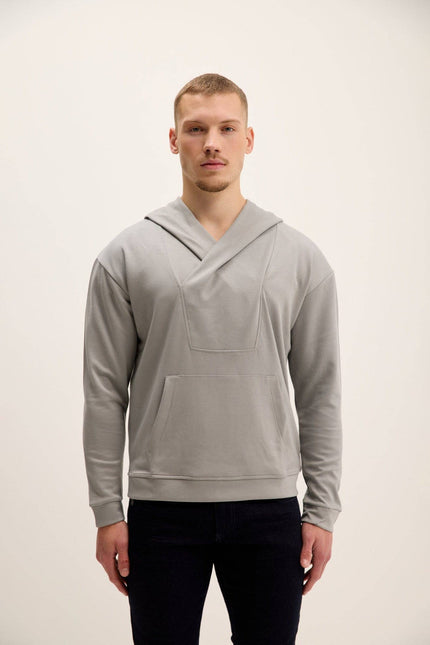 Ron Tomson Weekend Hooded Sweater - Grey
