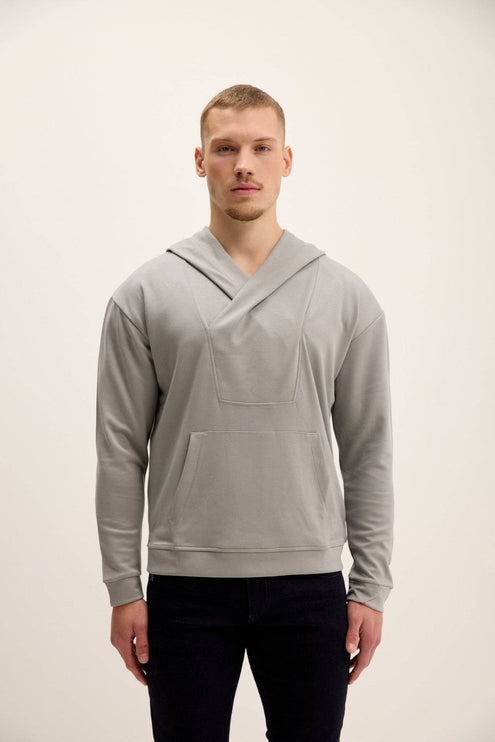 Ron Tomson Weekend Hooded Sweater - Grey