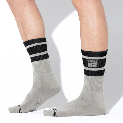 Code 22 Essential crew socks 8019 grey/black