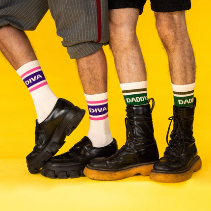 Gumball Poodle Daddy Gym Crew Socks