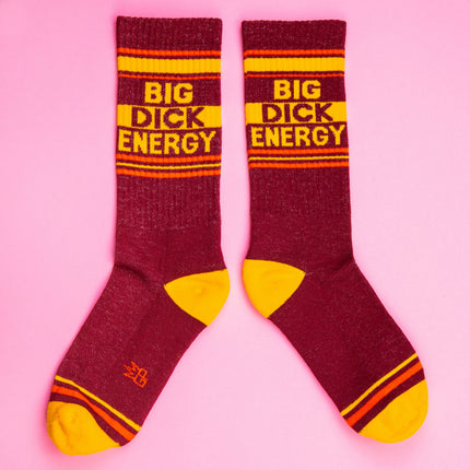 Gumball Poodle Big Dick Energy Gym Crew Socks