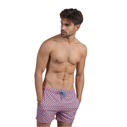 Eight X Peppermint 4-Inch Swim Shorts - Pink