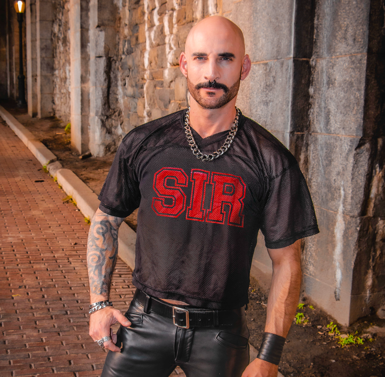 Peachy Kings Sir Mesh Football Jersey - Black