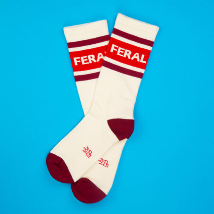 Gumball Poodle Feral Gym Crew Socks