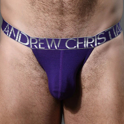 Andrew Christian Almost Naked 93284 Happy modal thong purple
