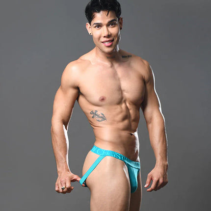 Andrew Christian Almost Naked 93285 Happy modal jockstrap teal