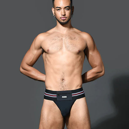 Andrew Christian Almost Naked 93376 Stash Pocket jockstrap black