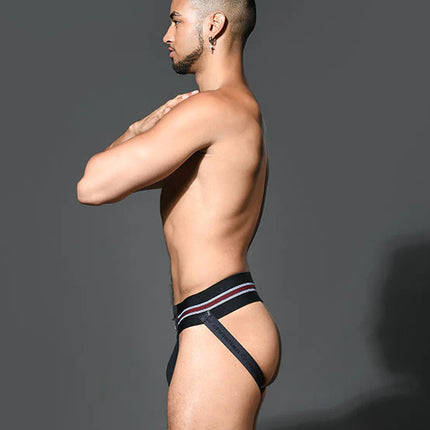 Andrew Christian Almost Naked 93376 Stash Pocket jockstrap black