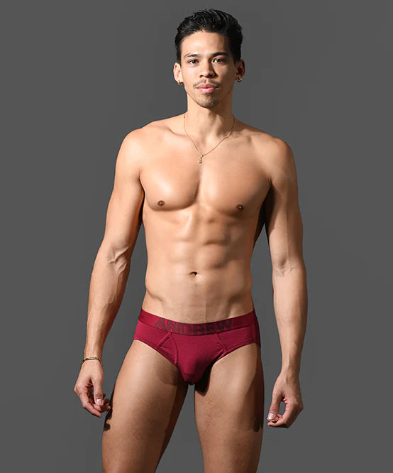 Andrew Christian Bespoke 93521 modal brief burgundy