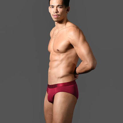 Andrew Christian Bespoke 93521 modal brief burgundy