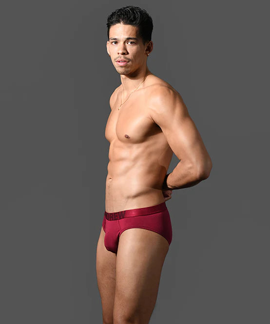Andrew Christian Bespoke 93521 modal brief burgundy