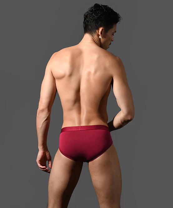 Andrew Christian Bespoke 93521 modal brief burgundy