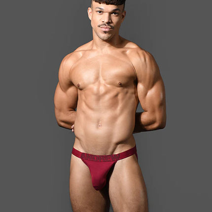 Andrew Christian Bespoke 93522 modal jockstrap burgundy