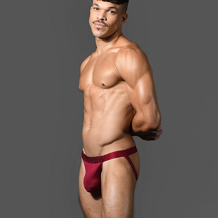 Andrew Christian Bespoke 93522 modal jockstrap burgundy