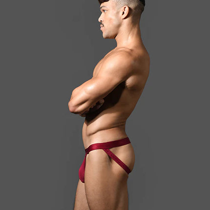 Andrew Christian Bespoke 93522 modal jockstrap burgundy
