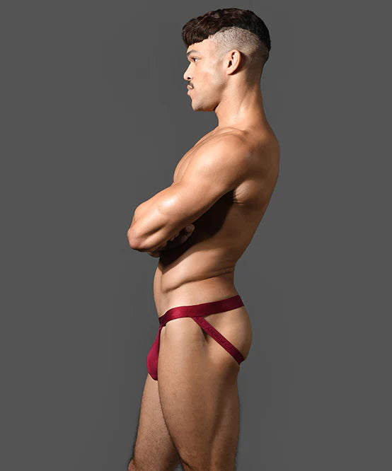 Andrew Christian Bespoke 93522 modal jockstrap burgundy