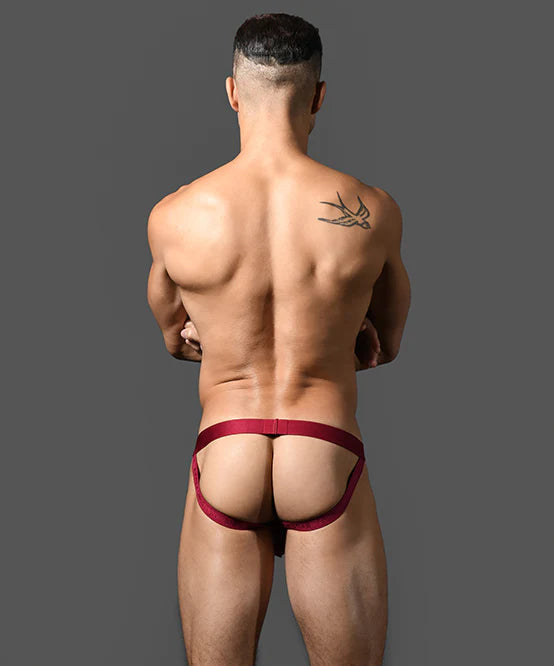 Andrew Christian Bespoke 93522 modal jockstrap burgundy