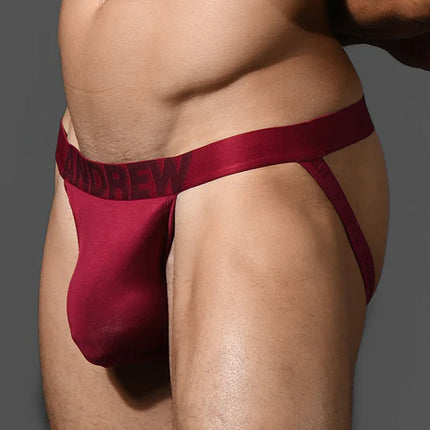 Andrew Christian Bespoke 93522 modal jockstrap burgundy