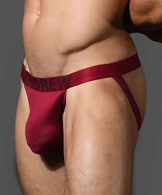 Andrew Christian Bespoke 93522 modal jockstrap burgundy