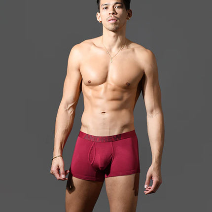 Andrew Christian Bespoke 93523 modal boxer burgundy