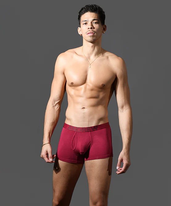 Andrew Christian Bespoke 93523 modal boxer burgundy