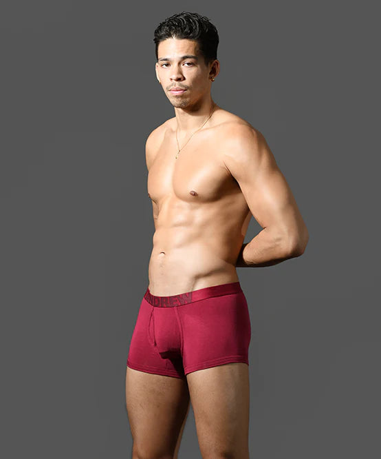 Andrew Christian Bespoke 93523 modal boxer burgundy